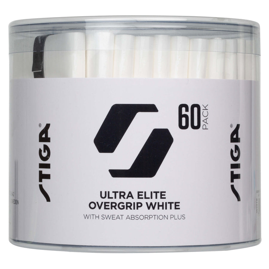 STIGA Ultra Elite Overgrip White (60-Pack)