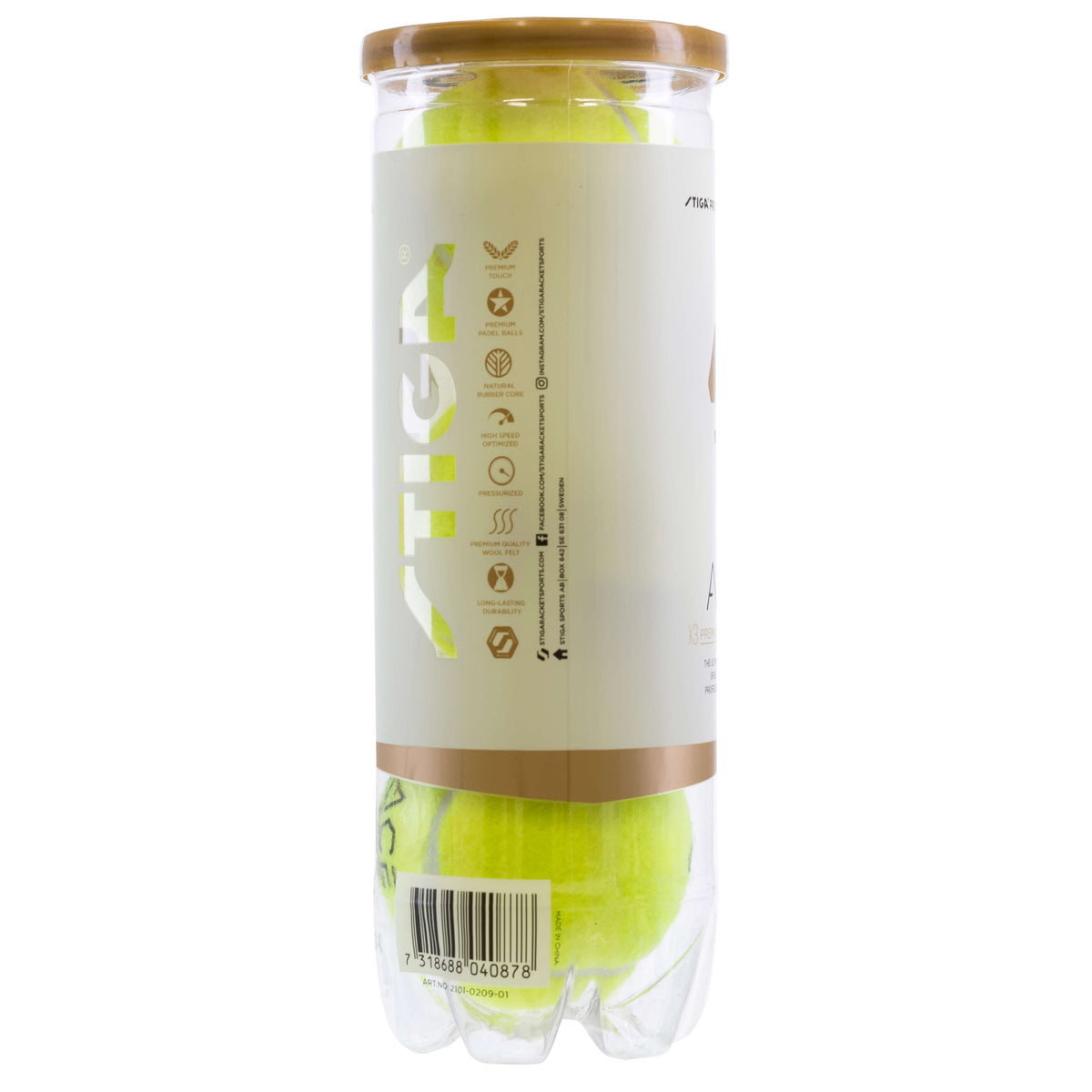 STIGA Padel Ball ACE (3-Pack)