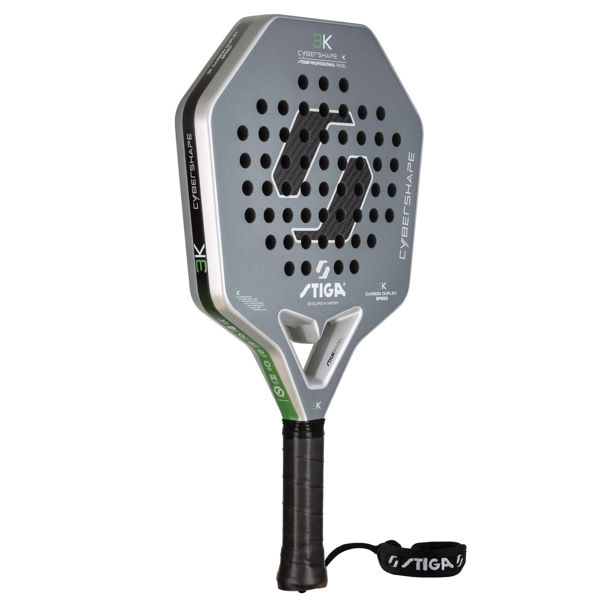 STIGA Padel Racket 3K 2 Cybershape