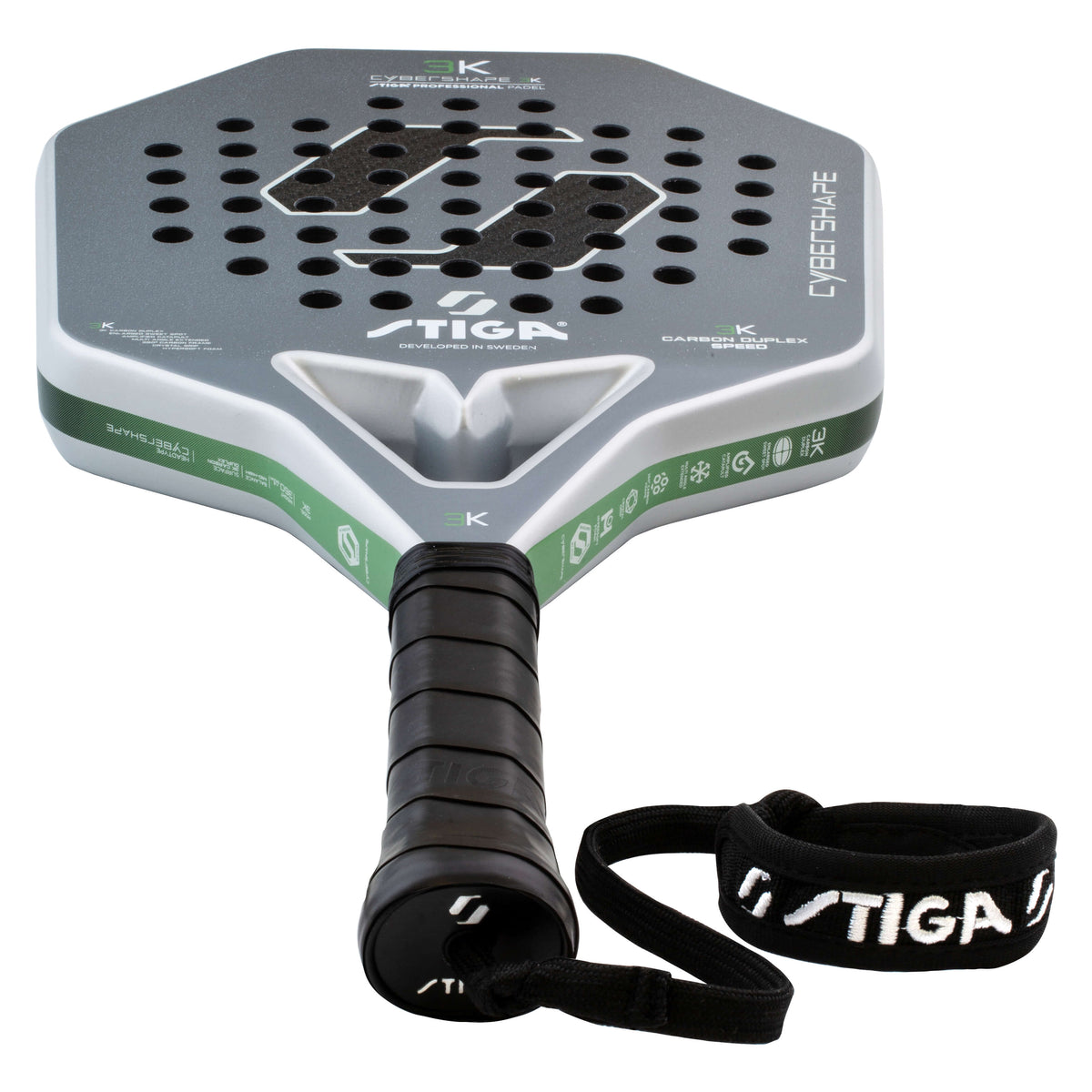STIGA Padel Racket 3K 2 Cybershape