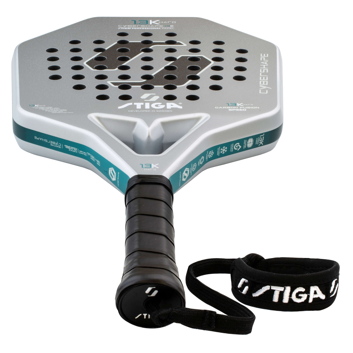 STIGA Padel Racket 1.3K Hard Cybershape