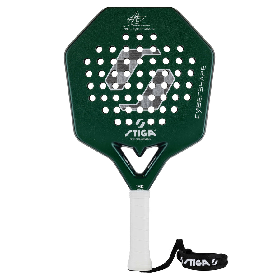 STIGA Padel Racket 18K X Hard Adam Edition Cybershape